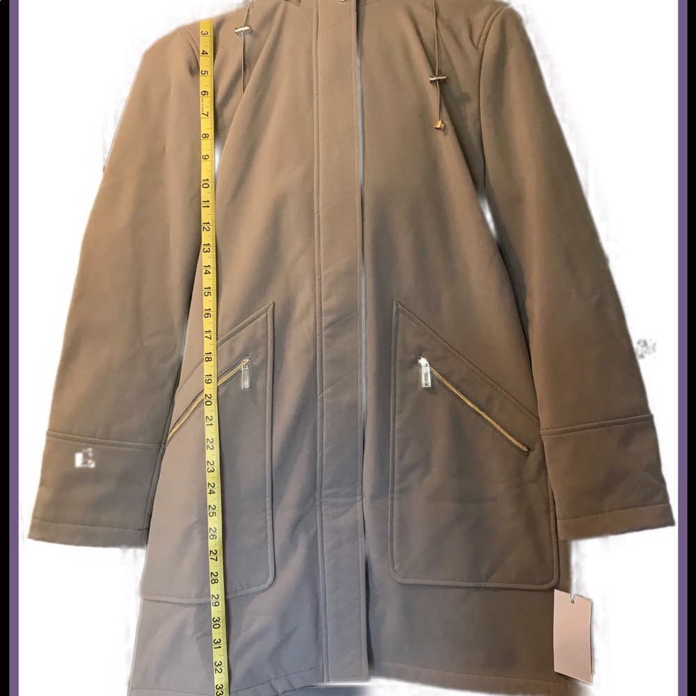 Ivanka Trump Softshell Wide Pocket Long Coat Lg